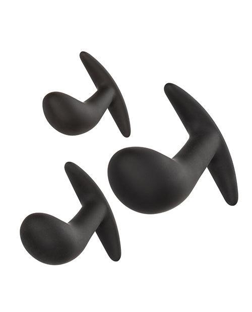 Silicone Anal Training Prostate Kit - Black - SEXYEONE