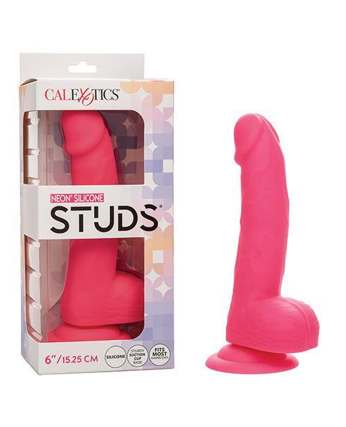 product image, Silicone Studs Neon 6" Dildo - SEXYEONE