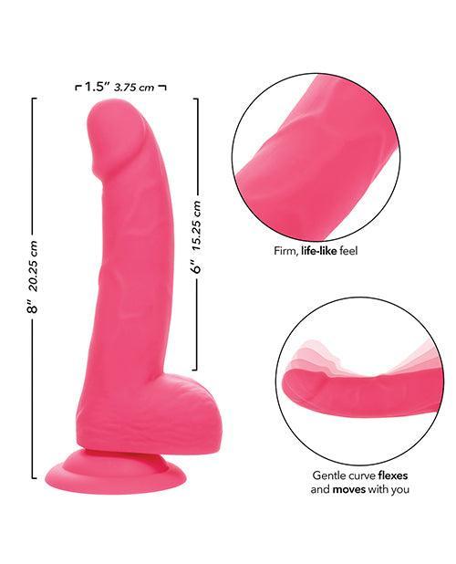 image of product,Silicone Studs Neon 6" Dildo - SEXYEONE