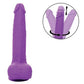 Silicone Studs Rechargeable Gyrating & Thrusting Vibrator - Purple - SEXYEONE