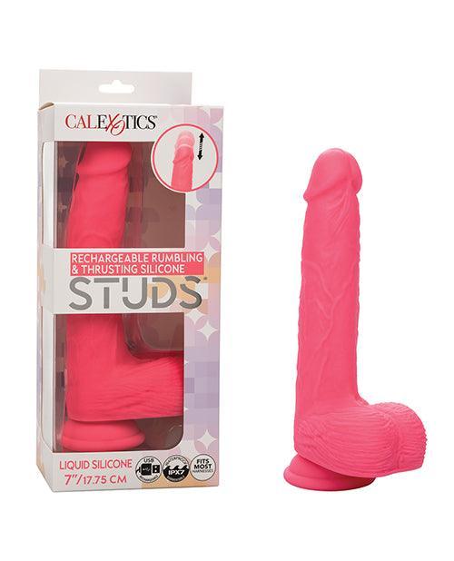 product image, Silicone Studs Rechargeable Rumbling & Thrusting Vibrator - SEXYEONE