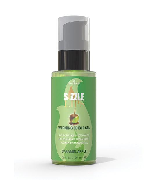 product image, Sizzle Lips Warming Gel - 2 oz Caramel Apple - SEXYEONE