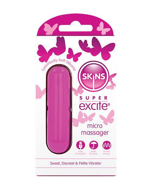 product image, Skin Super Excited Petite Vibrator - Pink - SEXYEONE