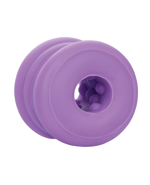 image of product,Slop Top Glow in the Dark Dirty Luv Stroker - Purple - SEXYEONE