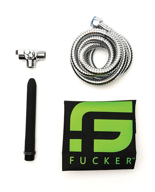 Sport Fucker Shower Kit 6" - Black - SEXYEONE