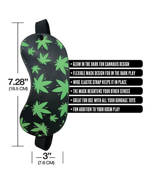 image of product,Stoner Vibes Glow in the Dark Blindfold - SEXYEONE