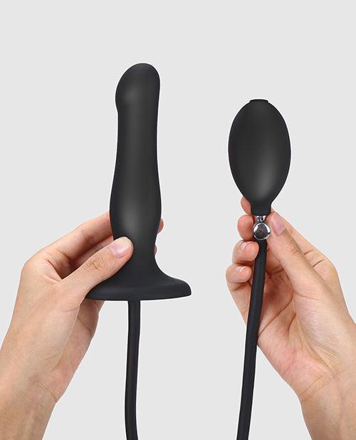 image of product,Strap On Me Inflatable Dildo Plug - Black - SEXYEONE