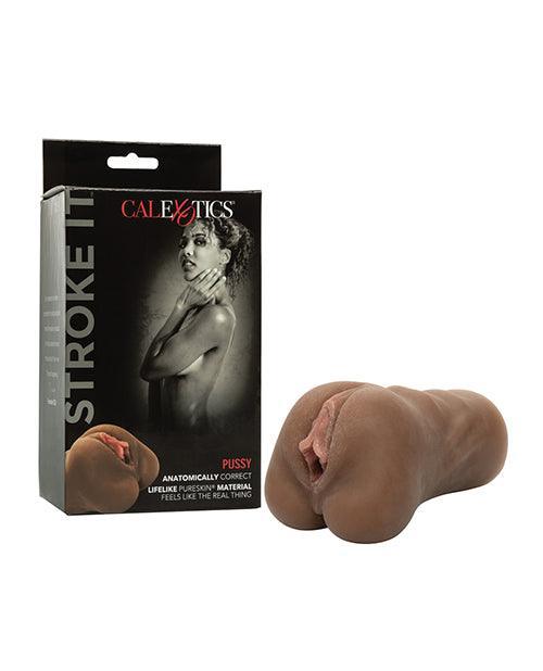 product image, Stroke It Pussy Masturbator - Brown - SEXYEONE