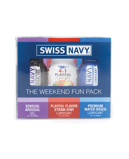 Swiss Navy Weekend Fun Pack of 3 - 1 oz - SEXYEONE