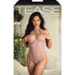 Tease Ronnie Microfiber Underwire Shelf Cup Teddy Mauve - SEXYEONE