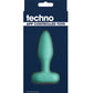 Techno Prism App Controlled Rotating & Vibrating Anal Plug - Teal - SEXYEONE