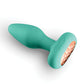 Techno Prism App Controlled Rotating & Vibrating Anal Plug - Teal - SEXYEONE