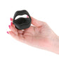 Techno Strobe App Controlled Vibrating Cock Ring - Black - SEXYEONE