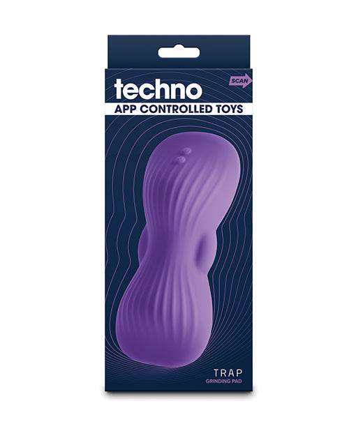 product image, Techno Trap App Controlled Vibrating Grinding Pad - Purple - SEXYEONE