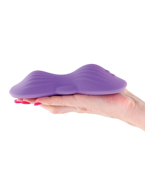 image of product,Techno Trap App Controlled Vibrating Grinding Pad - Purple - SEXYEONE