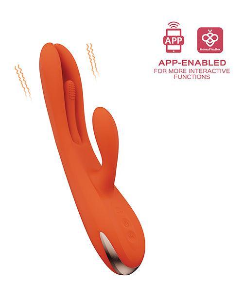 image of product,Terri App Controlled Kinky Finger Tapping Rabbit Vibrator - SEXYEONE