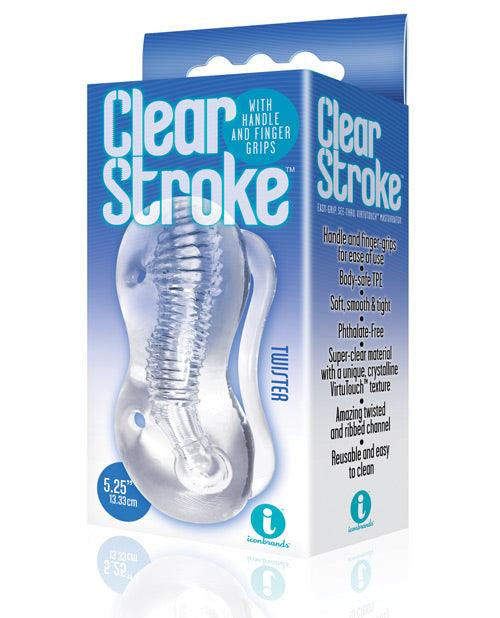 product image, The 9's Clear Stroke Twister Masturbator - SEXYEONE