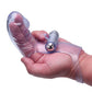 The 9's Vibrofinger Phallic Finger Massager - Purple - SEXYEONE
