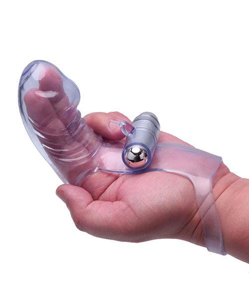 The 9's Vibrofinger Phallic Finger Massager - Purple - SEXYEONE