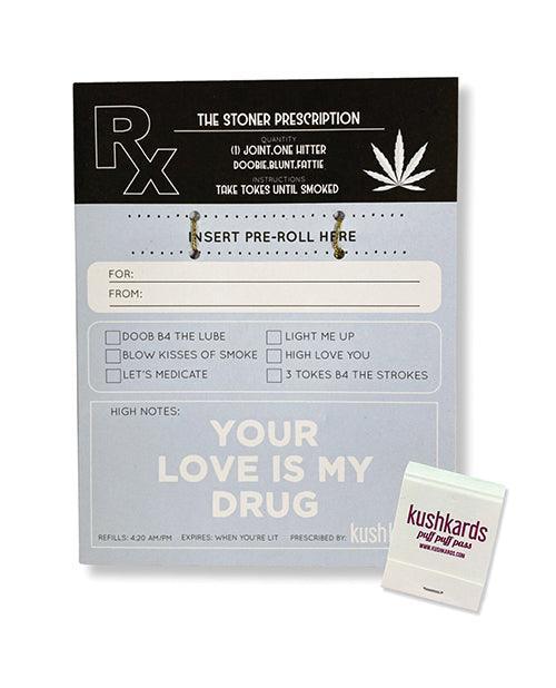 image of product,The Stoner Prescription Greeting Card w/Matchbook - SEXYEONE