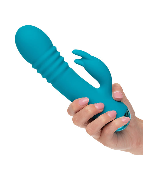 image of product,Thicc Chubby Thrusting Tickler - Aqua - SEXYEONE