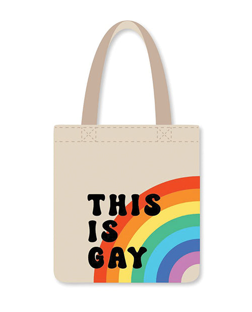 product image, This Is Gay Rainbow Reusable Tote - Multi Color - SEXYEONE