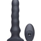 Thunderplugs Silicone Vibrating & Squirming Plug W/remote - Black - SEXYEONE