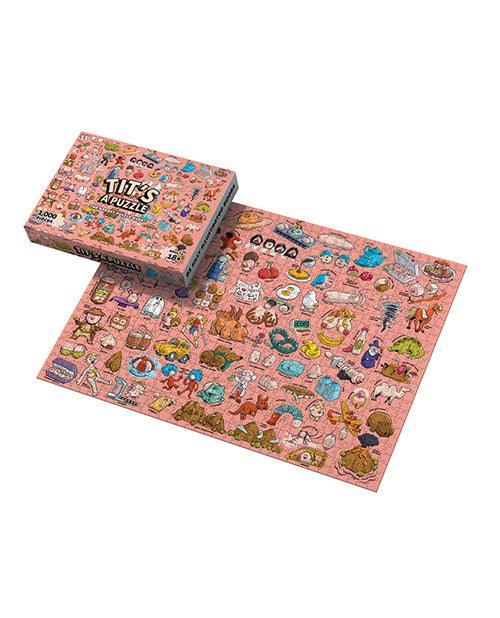 Tit's A Puzzle 1000 Piece Boob Themed Puzzle - SEXYEONE