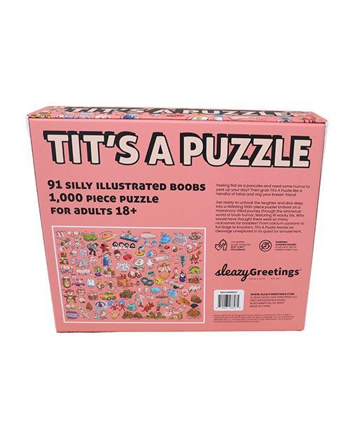 Tit's A Puzzle 1000 Piece Boob Themed Puzzle - SEXYEONE