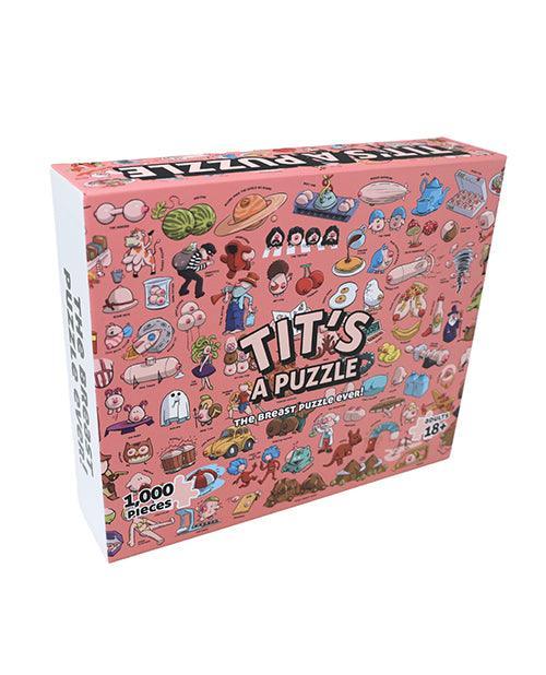 Tit's A Puzzle 1000 Piece Boob Themed Puzzle - SEXYEONE