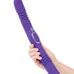 Together Double Delight Double-Ended Vibrating & Thrusting Vibrator - Purple - SEXYEONE