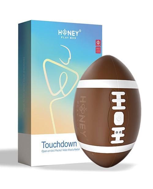 image of product,Touchdown Open Ended Pocket Male Masturbator - Brown - SEXYEONE