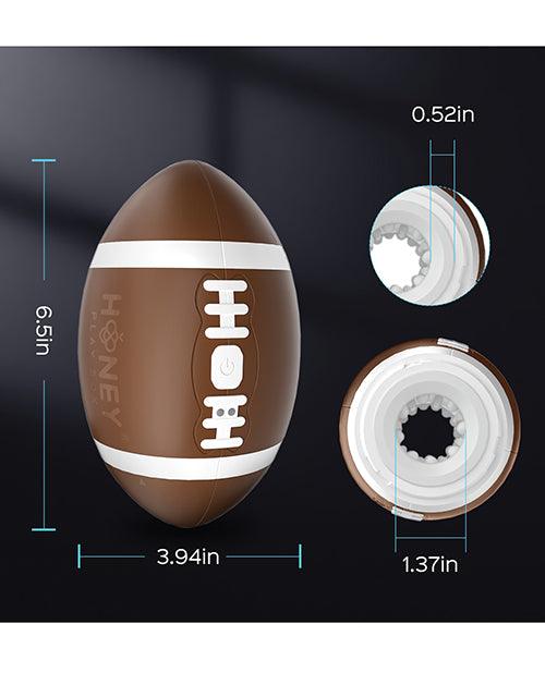 image of product,Touchdown Open Ended Pocket Male Masturbator - Brown - SEXYEONE