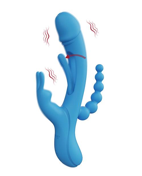 product image,Trilux Kinky Finger Rabbit Vibrator With Anal Beads - SEXYEONE