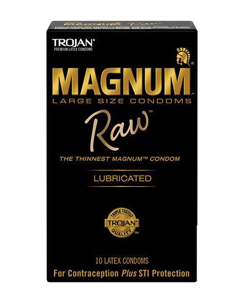 product image, Trojan Magnum Raw Condoms - Pack of 10 - SEXYEONE