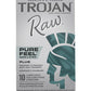 Trojan Raw Pure Feel Non-Latex Condoms - Pack of 10 - SEXYEONE