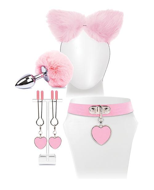image of product,Try-curious Kitty Set - Pink - SEXYEONE