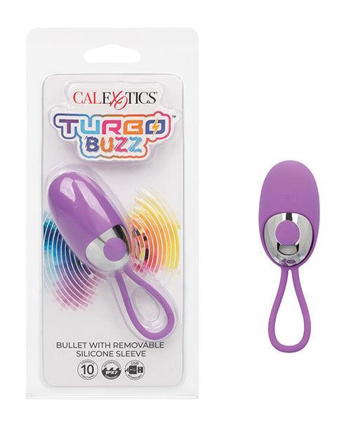 image of product,Turbo Buzz Bullet Stimulator w/Removable Silicone Sleeve - SEXYEONE