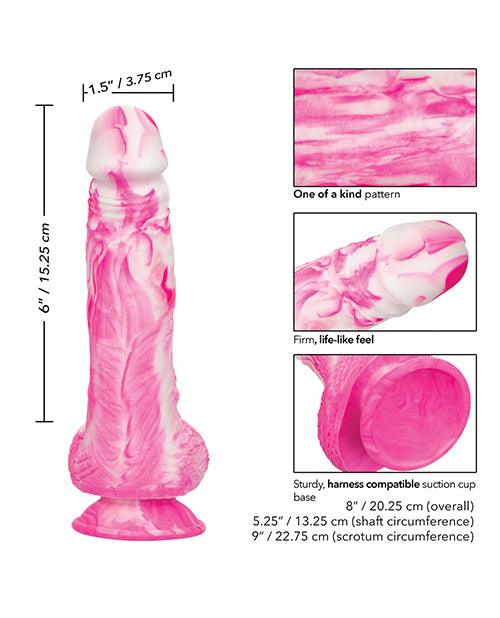 image of product,Twisted Love Twisted Silicone Dong - SEXYEONE