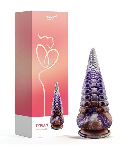 image of product,Tyrian Tentacle Shape Suction Cup Dildo - Multi Color - SEXYEONE