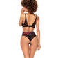 Underwire Bra Top & High Waisted Bottom Black - SEXYEONE