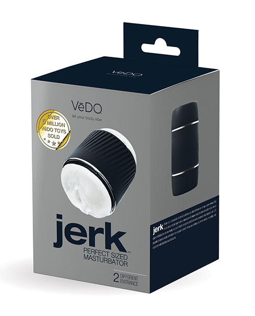 product image, VeDO Jerk Masturbation Sleeve - Black/Clear - SEXYEONE