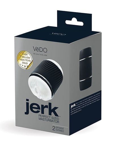 VeDO Jerk Masturbation Sleeve - Black/Clear - SEXYEONE