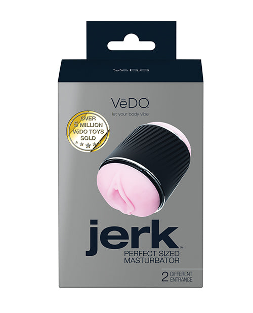 image of product,VeDO Jerk Masturbation Sleeve - Black/Pink - SEXYEONE