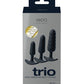 VeDO Trio Anal Plug Set - Black - SEXYEONE