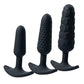 VeDO Trio Anal Plug Set - Black - SEXYEONE