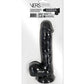 VERS Liquid Silicone Suction Dildo - Black - SEXYEONE