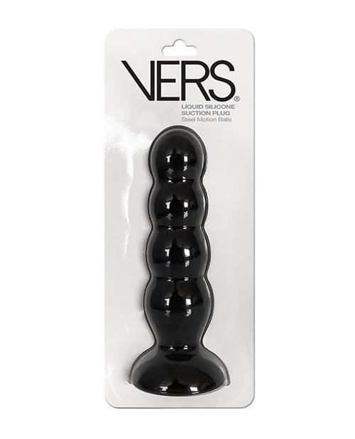 product image, VERS Liquid Silicone Suction Plug - Black - SEXYEONE