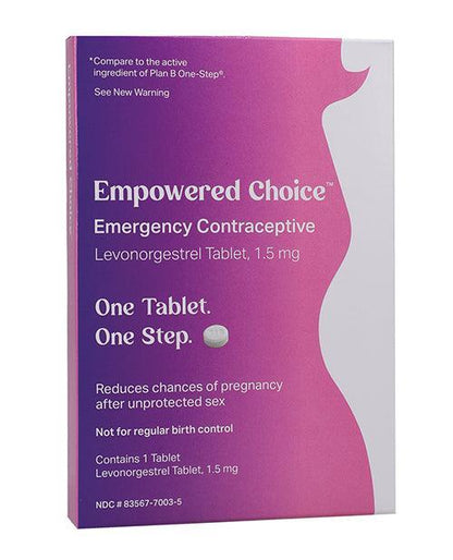 Versea Empowered Choice Emergency Contraception Single Levonorgestrel Pill - 1.5 mg Tablet - SEXYEONE