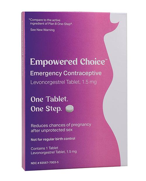 product image,Versea Empowered Choice Emergency Contraception Single Levonorgestrel Pill - 1.5 mg Tablet - SEXYEONE